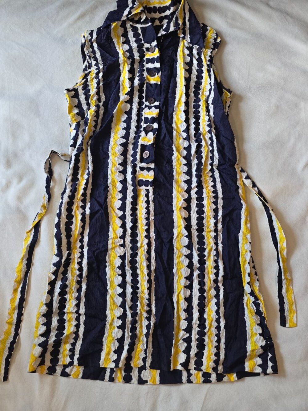 Vintage Navy Sleeveless dress Size S-M